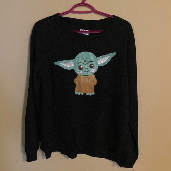 Star Wars Tops - Star Wars baby Yoda sweatshirt, size XL
